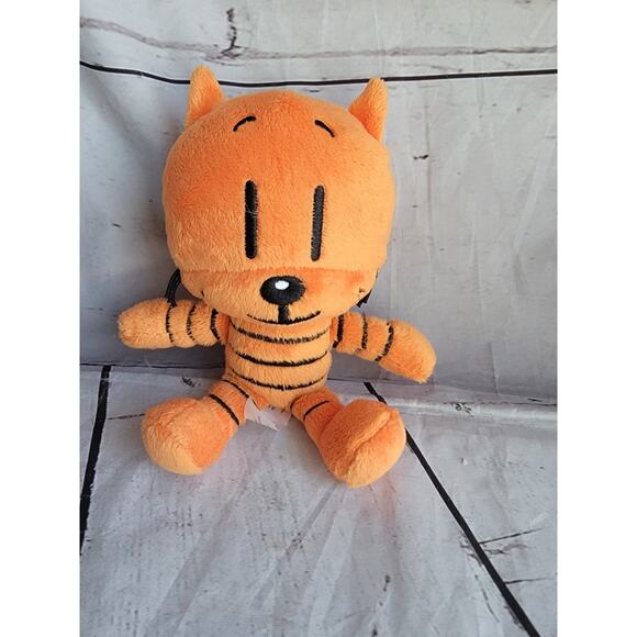 Dog Man's Lil Petey 7 inch plush stuffed animal kitty cat orange - Picture 1 of 6